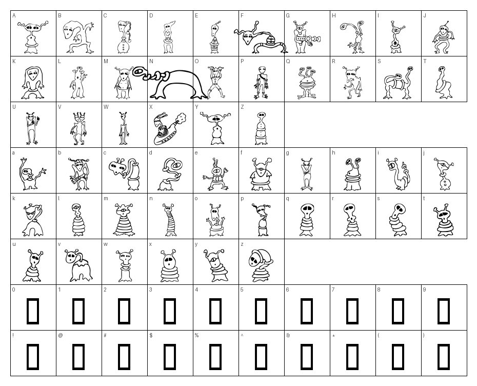 glyphs