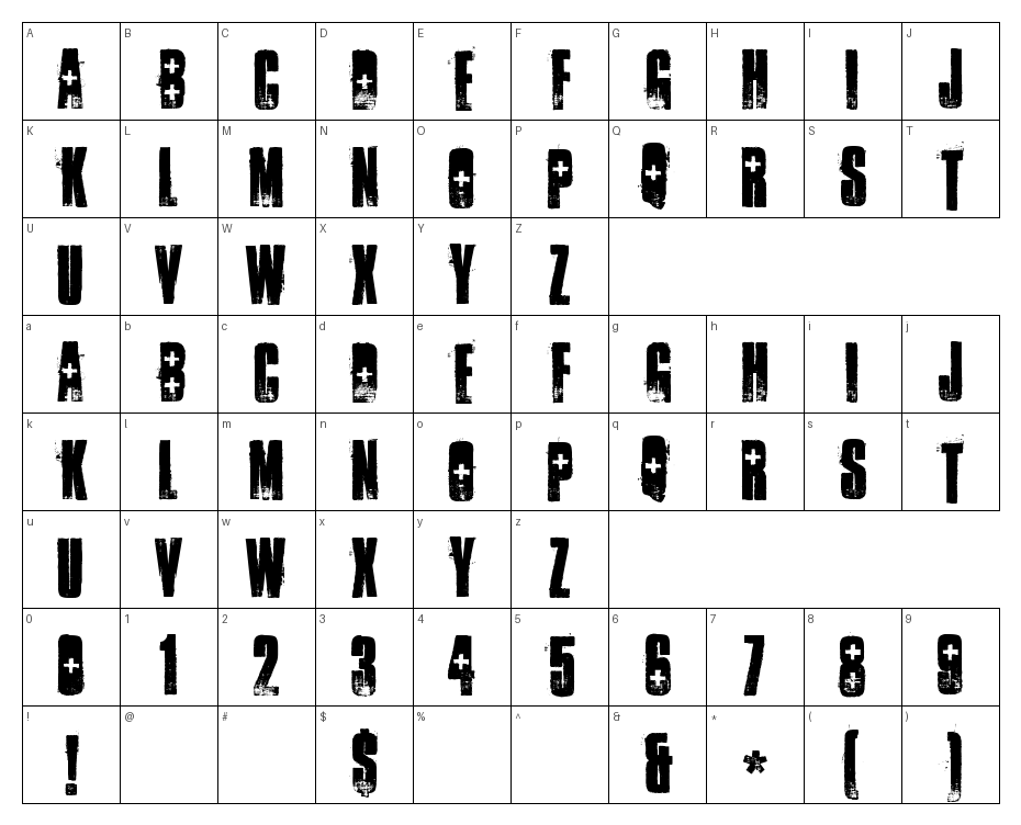 glyphs