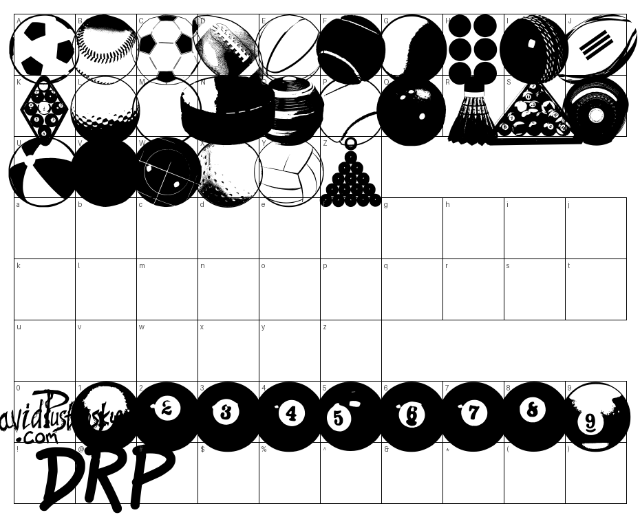 glyphs