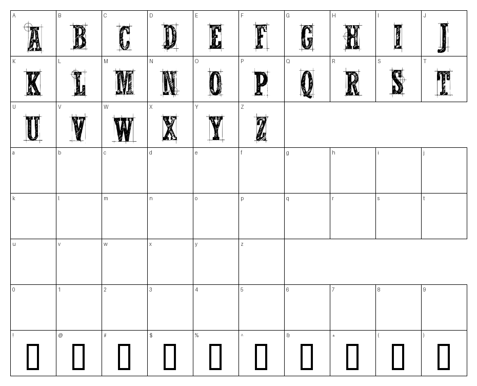 glyphs