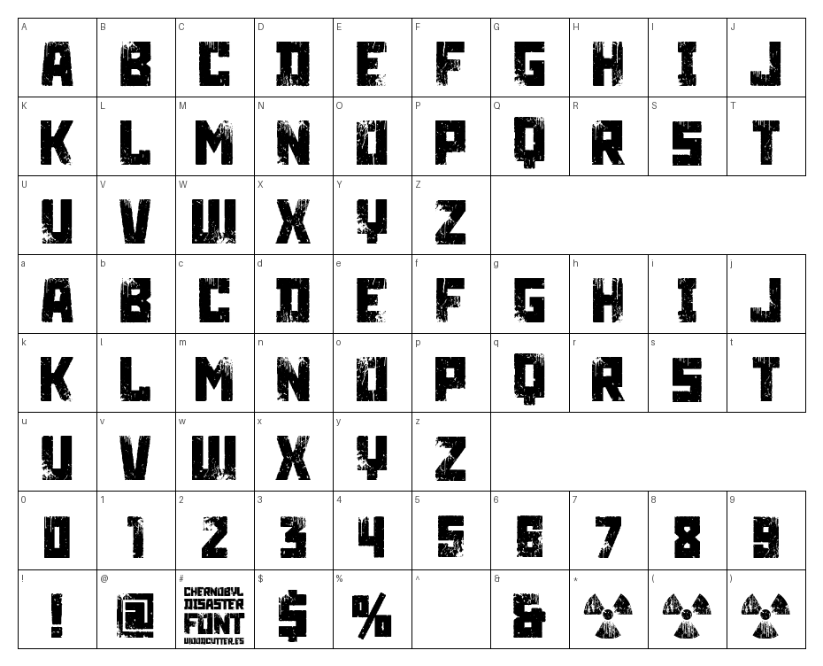 glyphs