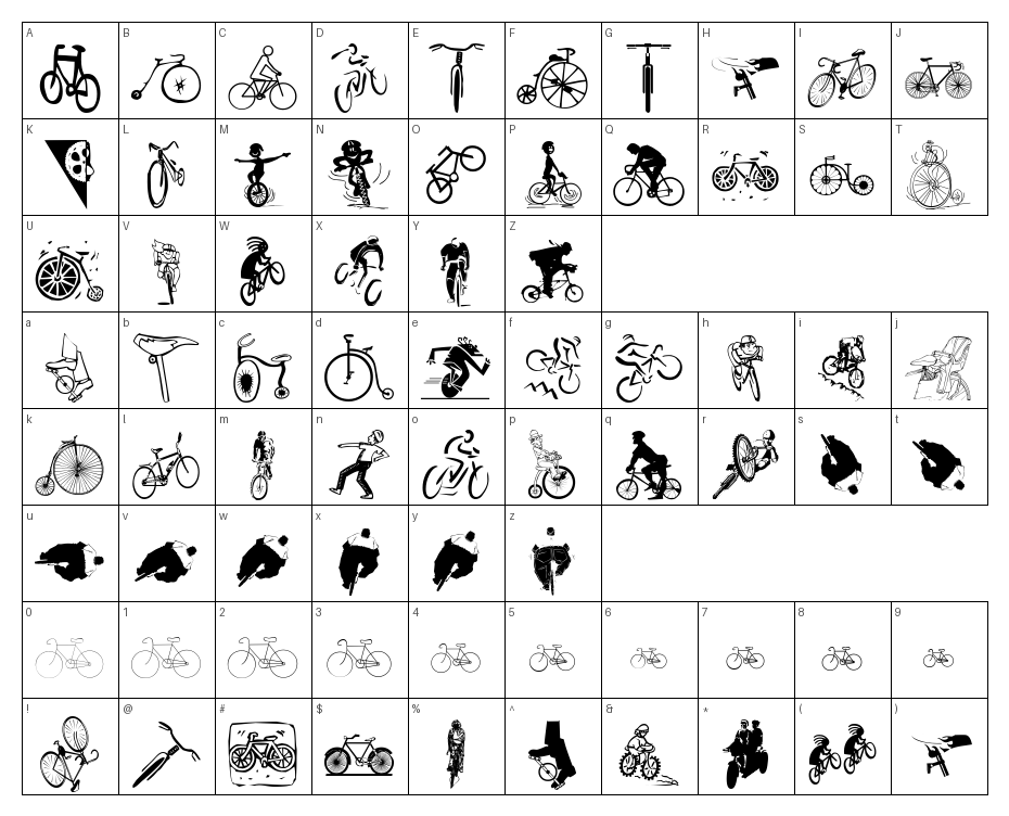 glyphs