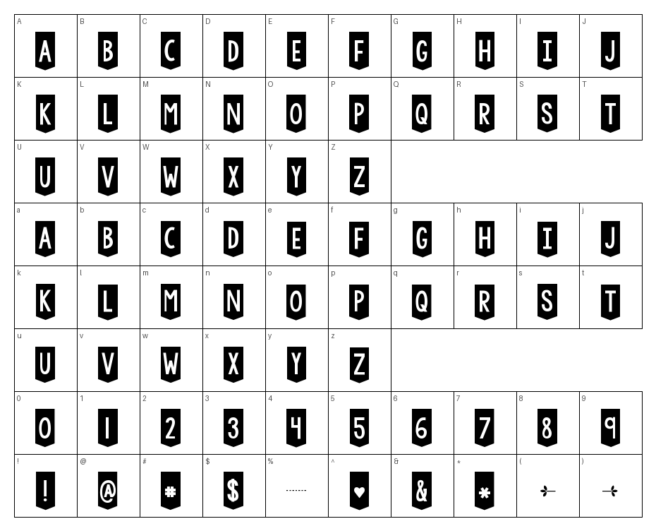 glyphs