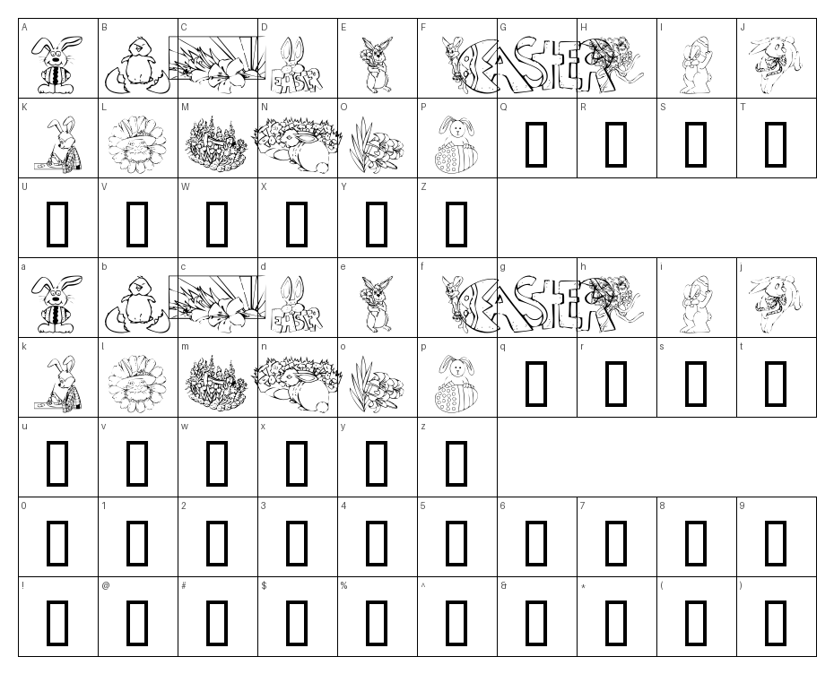 glyphs