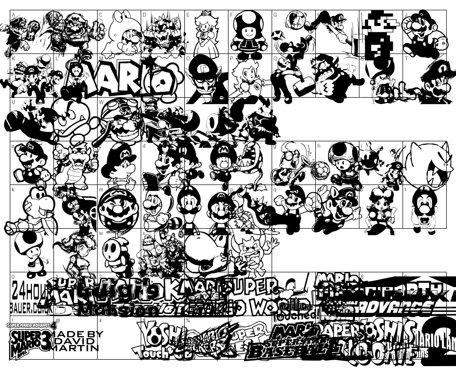 glyphs