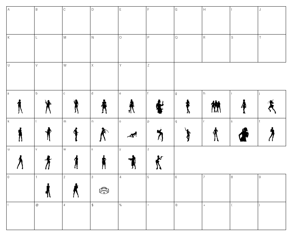 glyphs