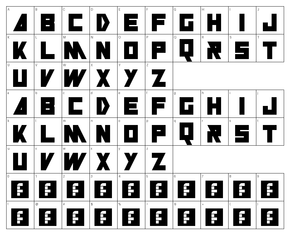 glyphs