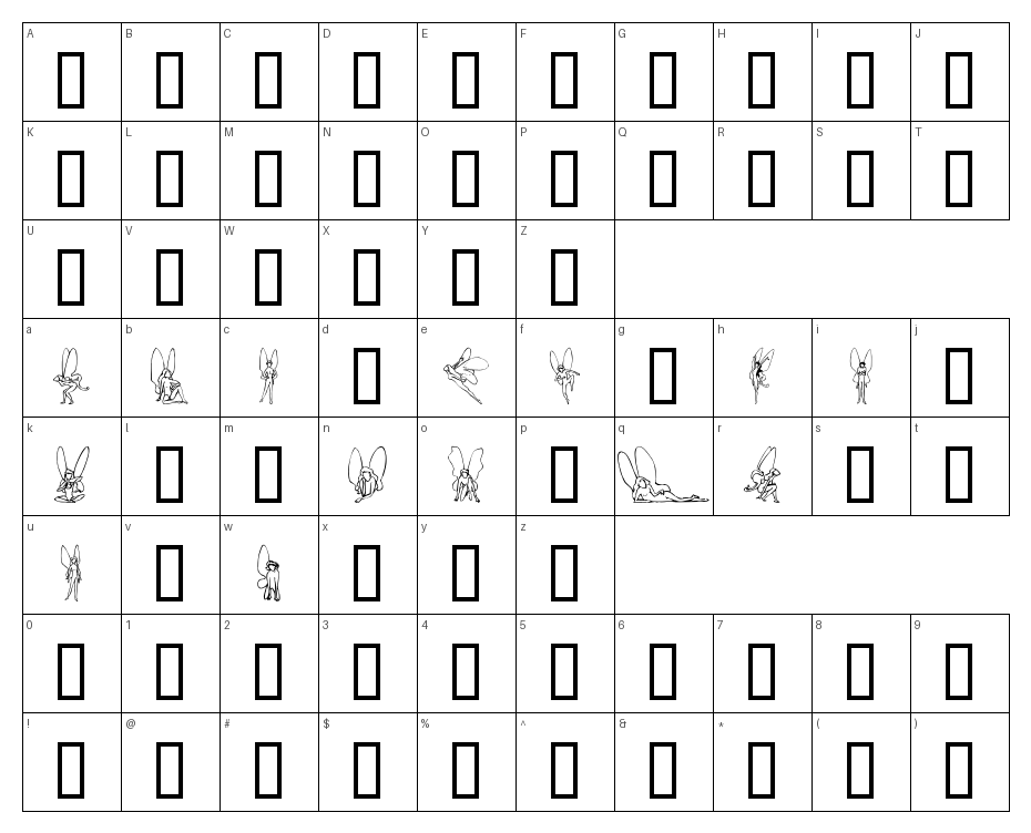glyphs
