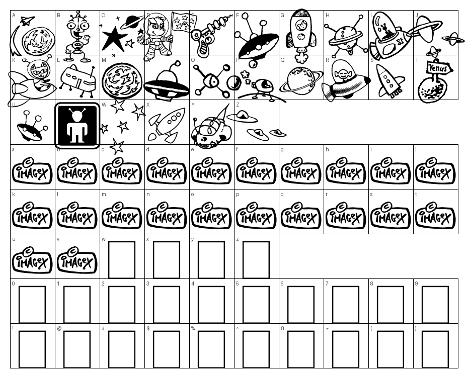 glyphs