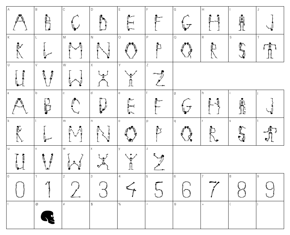 glyphs