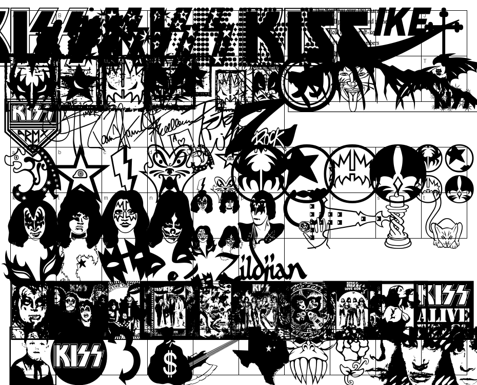 glyphs