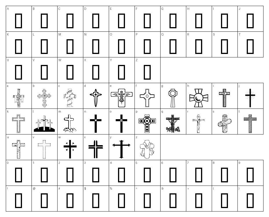 glyphs